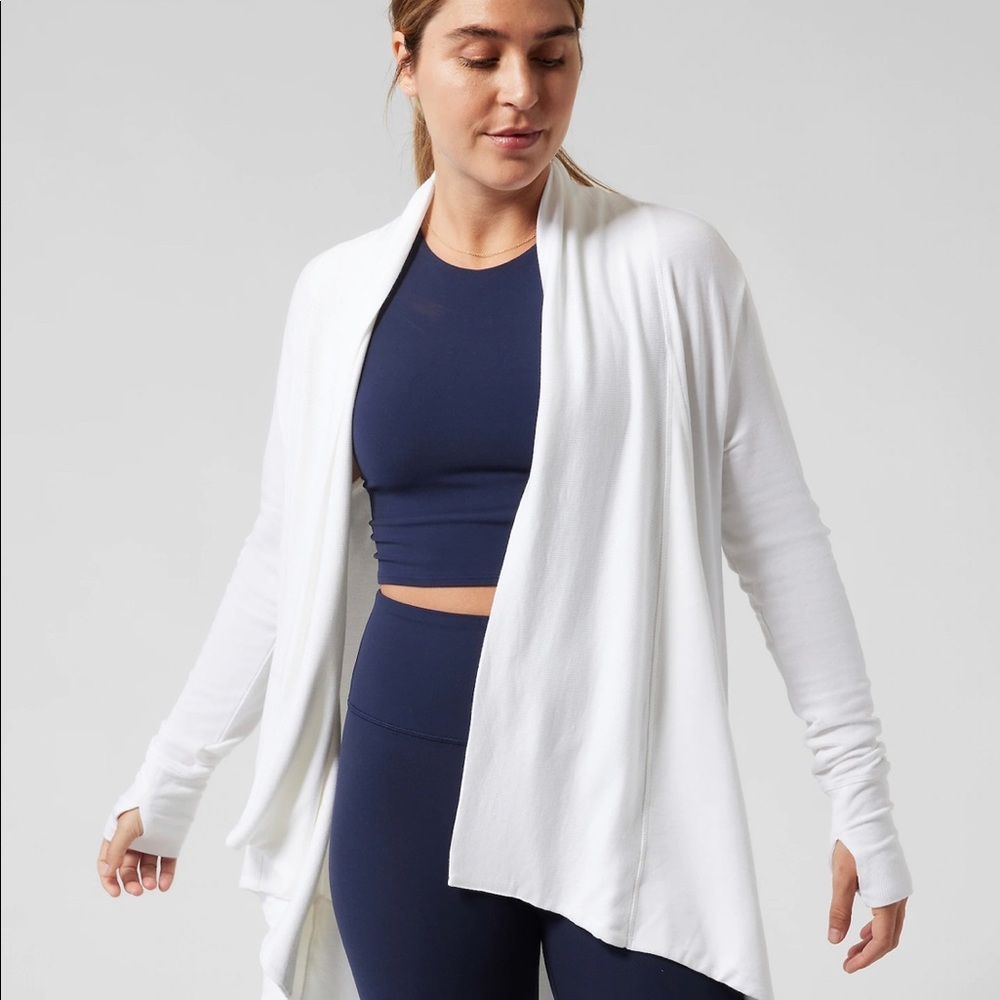 Athleta Women's White pranayama wrap